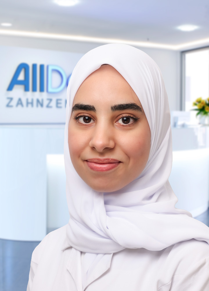 Portrait Zahnärztin Z. Bouklah (AllDent Leipzig)